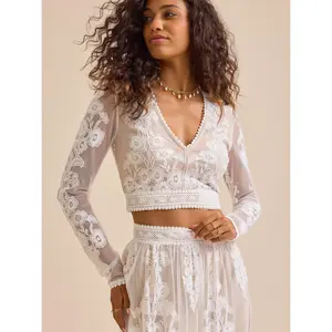 Arissa Floral Embroidered Top