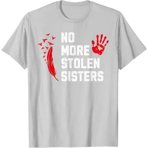 MMIW Hand T-Shirt: Empower Indigenous Women, Combat Violence american native shirt more stolen sister shirt