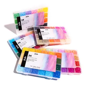 Perler Beads Set -5 Boxes 2.6mm Mini Fuse Beads – Essential Color Starter