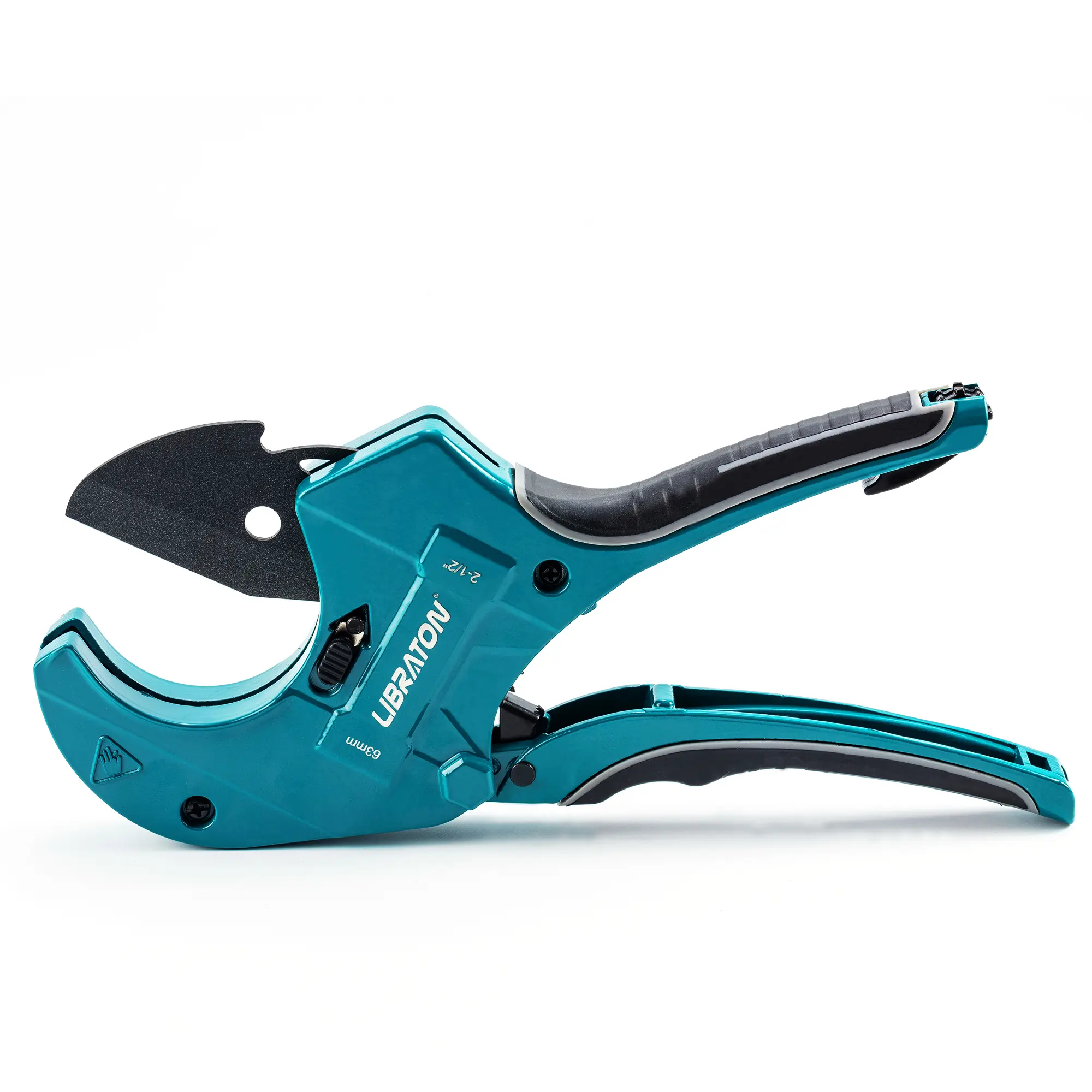 Libraton PVC Pipe Cutter 2-1/2", Large PVC Cutter, Improved Blade for Heavy-duty, Plastic Pipe Cutter for Cutting PVC Pipe, PEX Pipe, Plastic Pipes (Improved Version)