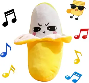 Interactive Music Plush Toy Set – Banana, Strawberry & Carrot Electric Plush Toys for Parent-Child Interaction, Couples & Friends Prank Toy, Valentine’s Day & Easter Party Fun Gift for Kids