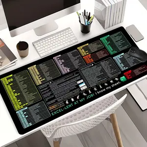 Extra Large Tech Dashboard Excel-Lent Mouse Pad Gaming Desk Pad 35x16 Inch Computer Keyboard Mousepad with Non-Slip Rubber Base Durable Stitched Edge Perfect Gift for Home and Office Extended Mousepad
