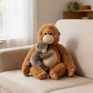 New Boxing Gorilla Mama Punch Monkey Plush Toy Fake Monkey