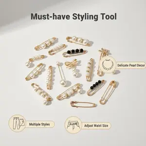 Pearl Waist Adjustment Pins - Instant Waist Fit for Jeans, Dresses & Skirts