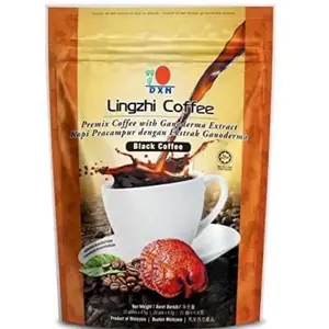 Black Coffee Ganoderma 20 Sachets Ganoderma Coffee Reishi extract