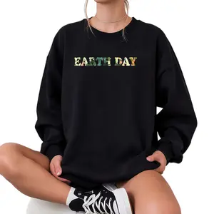 Cozy Earth Day Sweatshirt – Long Sleeve Gift for Environment Lovers