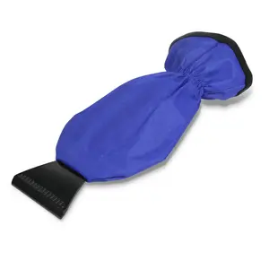 Ice Scraper Glove Car Windshield Snow Scraper Remover Glove Lined of Fleece Winter Ice Scraper Mitt Keep Warm