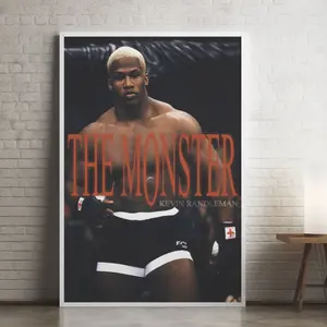 "The Monster" Kevin Randleman Poster, Testcore Poster, Room Decor, UFC Poster