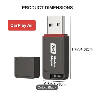 2025 Wireless CarPlay Air Adapter for iPhone/Android  – Fast Connection, No Latency, Hands-Free Call  | Wireless Adapter | Electronic Charger CarPlay Dongle
