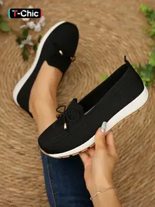 Women's Fashionable Mesh Breathable Comfortable Sneakers, Casual Comfortable Sports Shoes, All-match Commuter Slip on Shoes for Work & Daily Wear