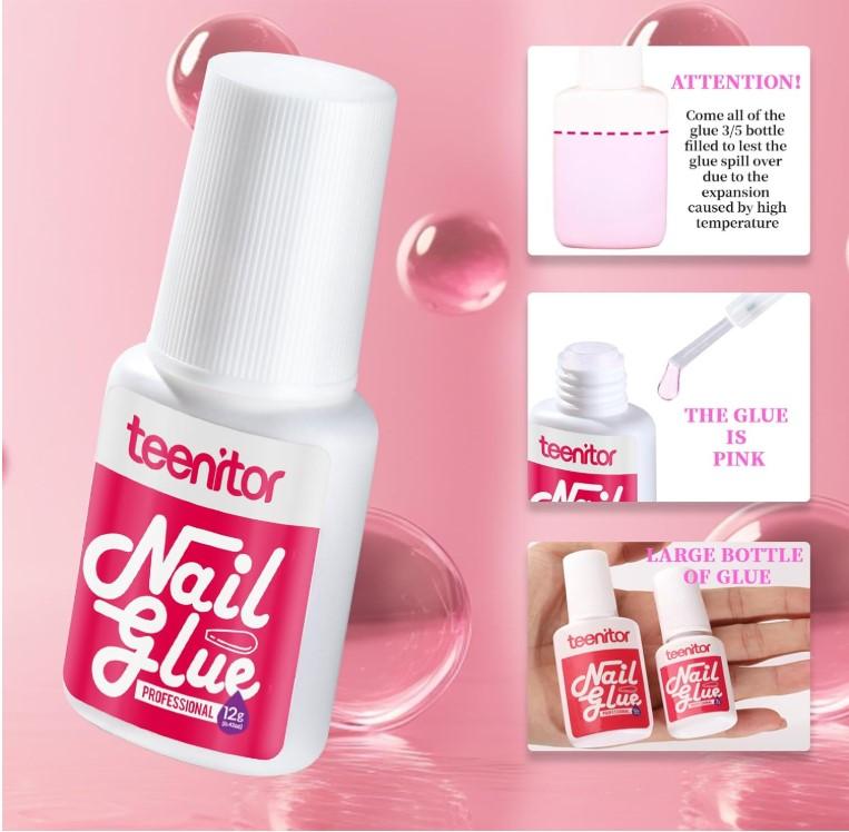 600 Pcs Clear Coffin Nail Tips, Acrylic Nail Kit, Clear Press On Nails, Long Fake Nails Coffin Nail Tips Full Cover, Acrylic Nail Clipper Nail Stand for Nail Extensions