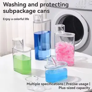 Large Capacity Laundry Detergent Storage Box, Home Use Plastic Container for Condensed Beads Liquid Soap, Universal Holder