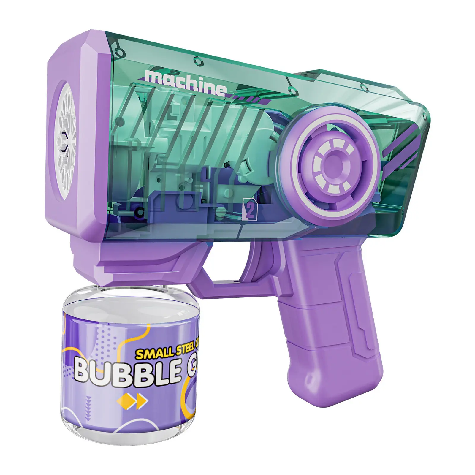 Purple Bubble Gun Dry Battery Version