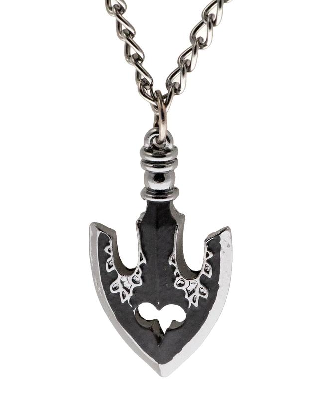 JoJo's Bizarre Adventure Anime Keicho's Stand Arrow Replica Design Necklace With Adjustable Chain and Lobster Clasp