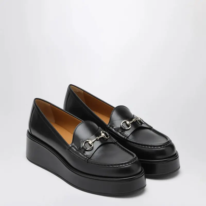 Gucci Horsebit Wedge Loafers - 40