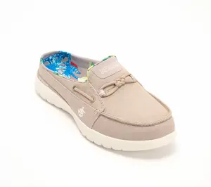 Skechers On-the-GO Flex Washable Canvas Mules - Saltwater