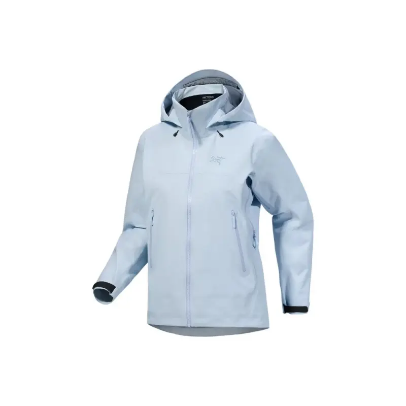 Dawn Blue Men's and Women's Hooded Hardshell Winter Jacket Coat