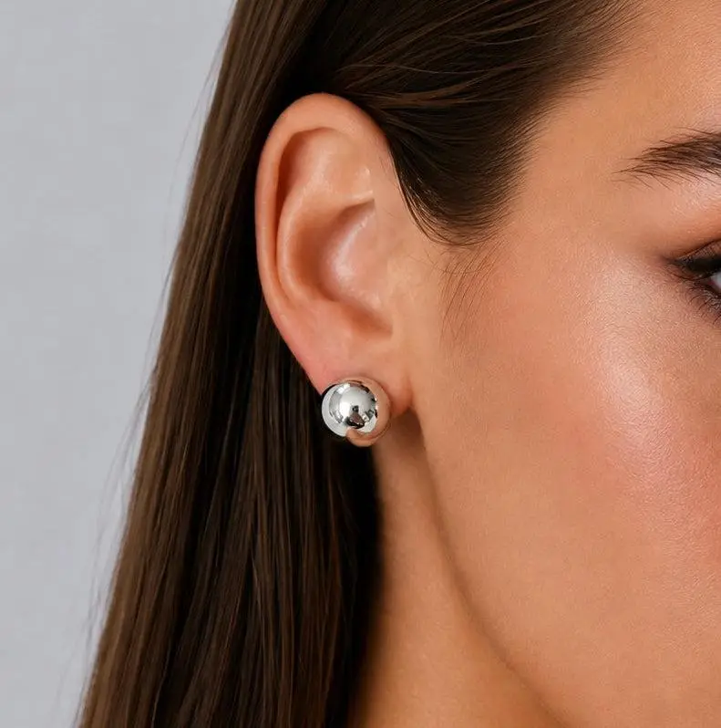 Mini Sphere Costume Earrings, Fashion Accessories for Women