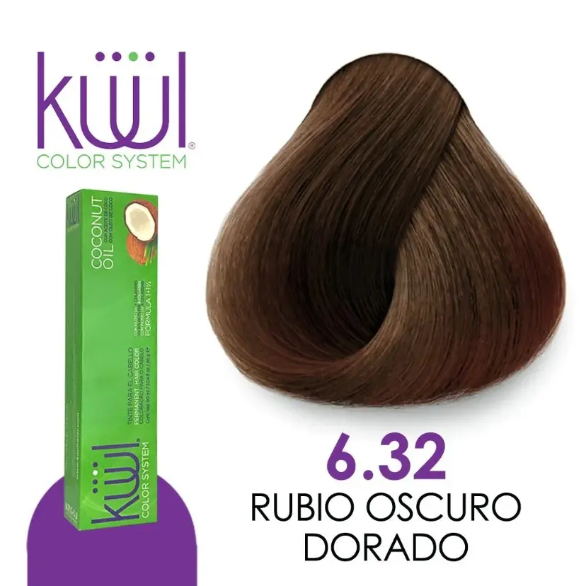 Dorados Color 6.32 Rubio Oscuro Dorado Nacarado