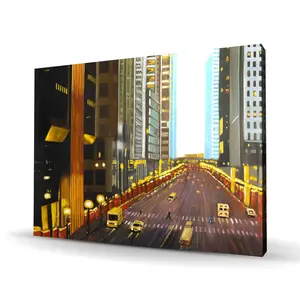212 MAIN Artistic Photo - 36x48 in IP65 New York City 9th Street Orange City Scene Wall Print, Modern Home Supplies Decor for Living Room, Bedroom Decoration Gift