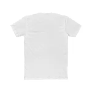 Minimal Blank White Tee | Plain Crew T-Shirt, Custom Printable