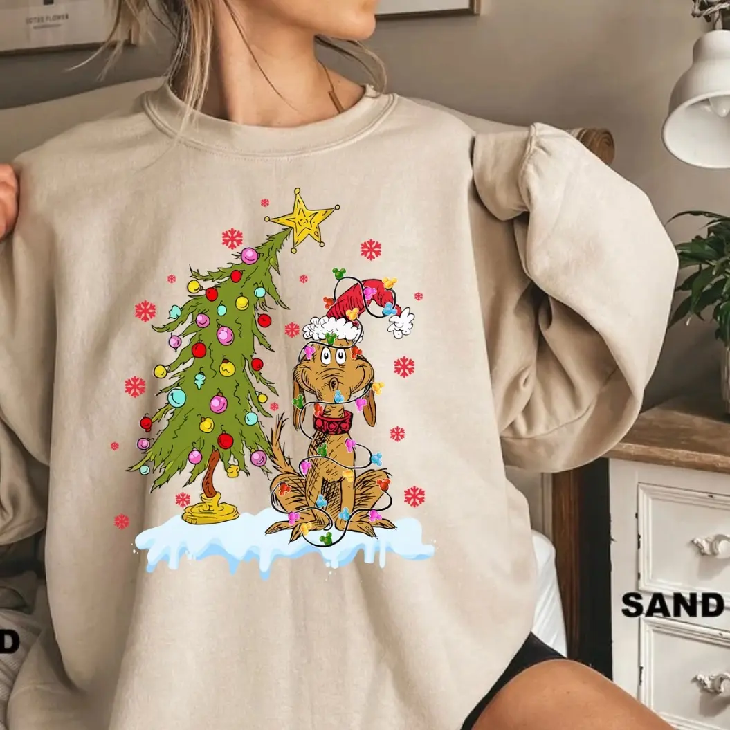 11” DTF Direct to Film Transfer - Christmas Tree Max - Ready to Ship Clothing Womenswear