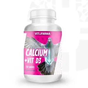 Vitamin D3 with Calcium for Pigeon – 150 Tablets