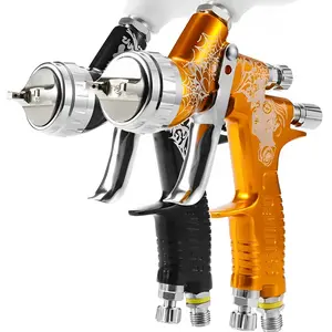 Devidiss Gte Pro Te20 Lite Hvlp Spray Gun, Perfect for All Automotive Paints, 1.3mm Nozzle Creates Sophisticated Effect, High-Performance Tool, Paint Spraying Tool