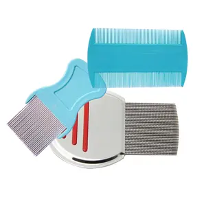 3 Pcs Dandruff & Lice Comb Set, Fine Tooth Comb, Multicolor, Unisex