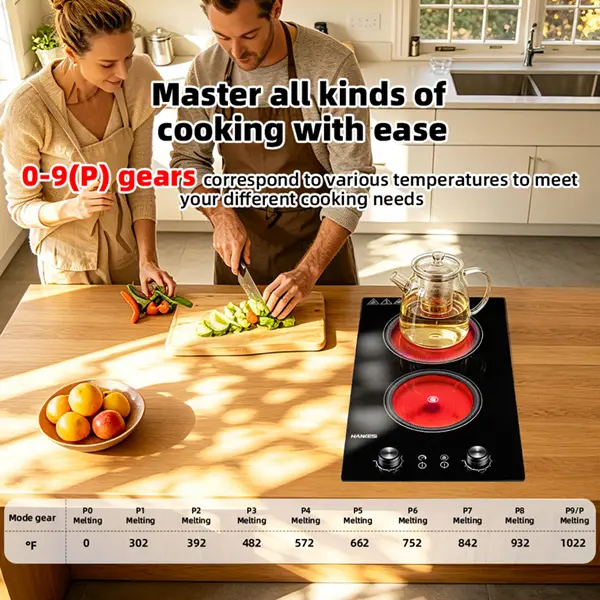 Hankesi Inlaid Double Head Electric Ceramic Furnace