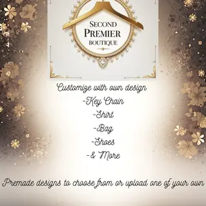 Second Premier Boutique Customizable Bag, & More with Premade Designs or Upload Your Own
