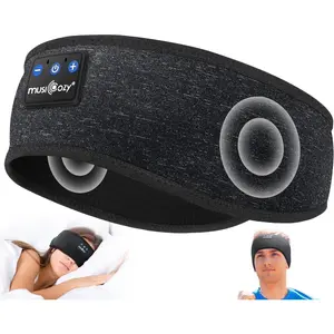 Sleep Headphones Bluetooth 5.4 Headband, Wireless Earphones Music Sleep Earbuds Sleeping Eye Mask with HD Stereo Speakers for Workout Running Travel Yoga, Ideal Gifts for Men Women Mom DadGift