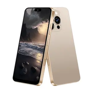 Starry smartphone dual card dual standby 16 Pro Max 4G network face unlock 4GB+64GB ROM 8-core processor 6.93-inch large screen battery 4100mAh fingerprint unlock suitable for stylish, lightweight body, office entertainment use, mobile phone