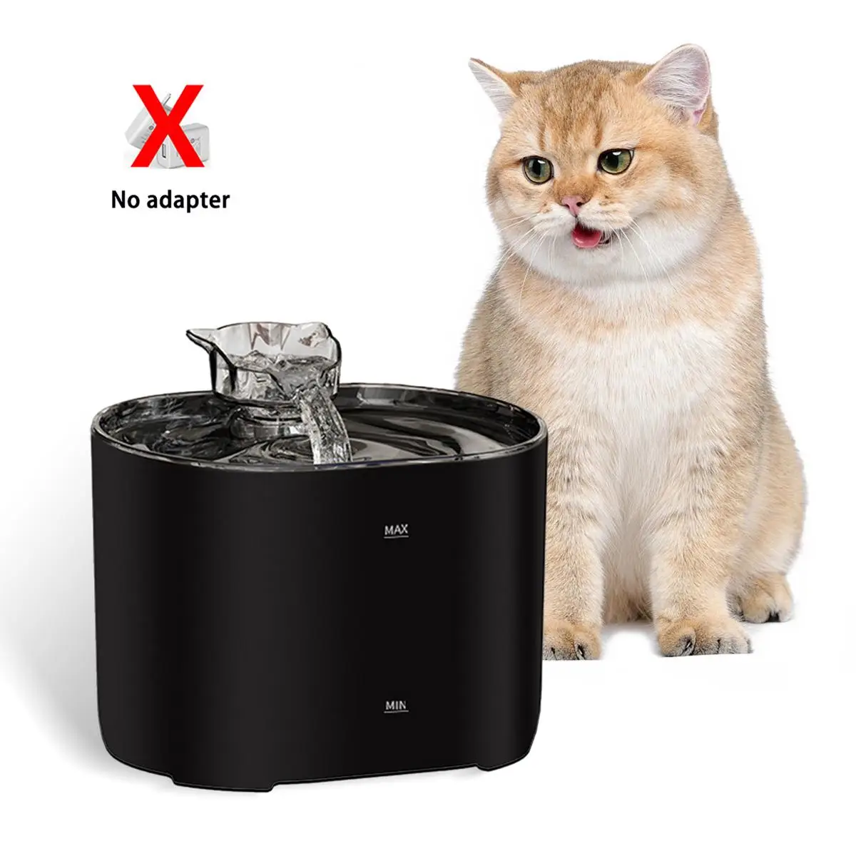 Automatic Cat Water Fountain with Filter, Silent Pets Drinking Water Dispenser, Indoor Pet Drinking Fountain, Automatic Circulation Filtration