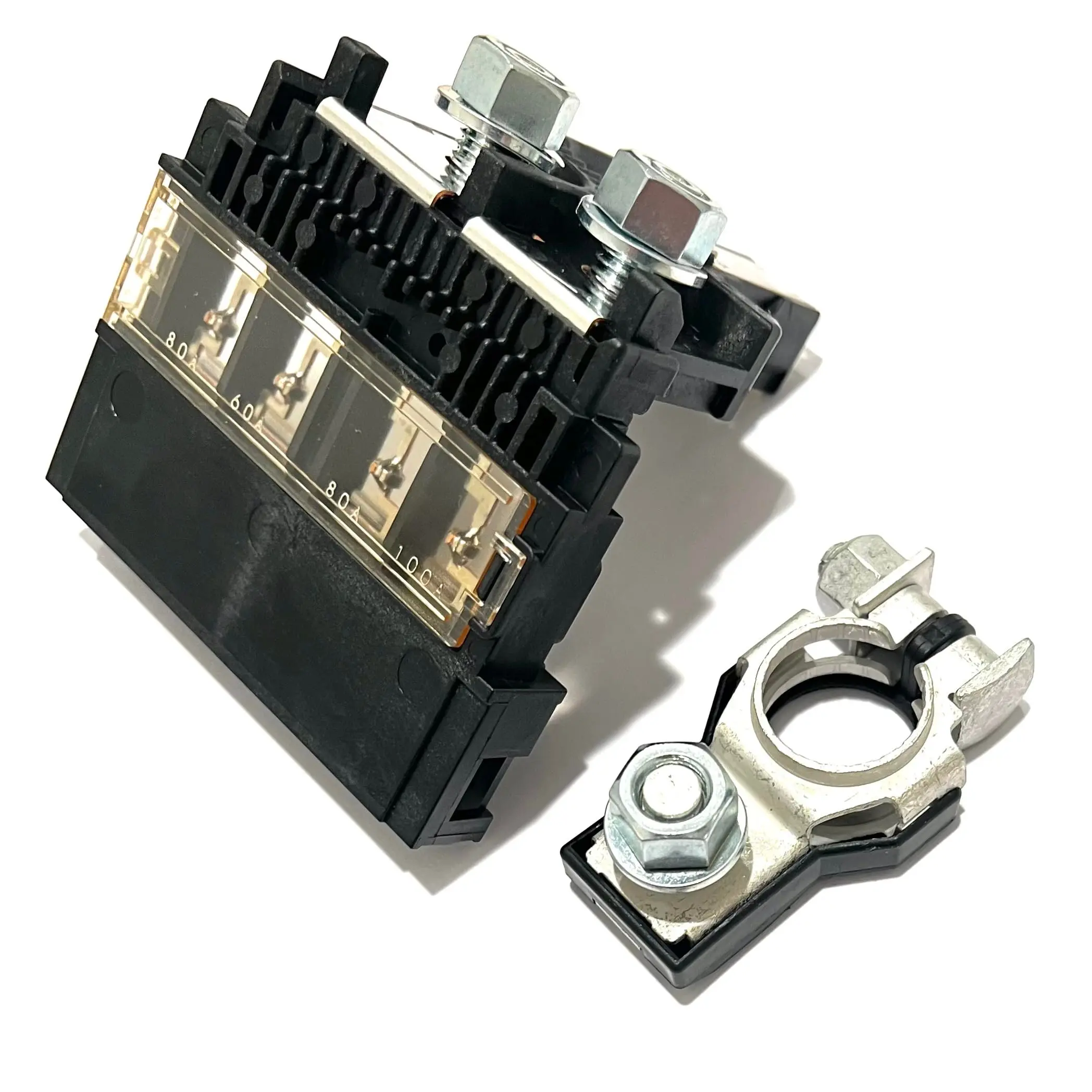 Positive Battery Terminal Fuse Fusible Link Connector Kit Set with 1x Battery Fuse, Terminal Connectors, Easy-to-Install Design - Great Fit for Nissan 24380-79915