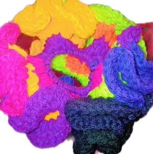 Crochet ruffle Scrunchie