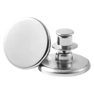 16pcs High-Quality Zinc Alloy Double Magnets Curtain Clips, Light-Blocking Suction Closure, Compact Tool-Free Install for Home, Garage, Bathroom, Sun Protection Ceramic-Safe Sports & Outdoor Protective Accessory