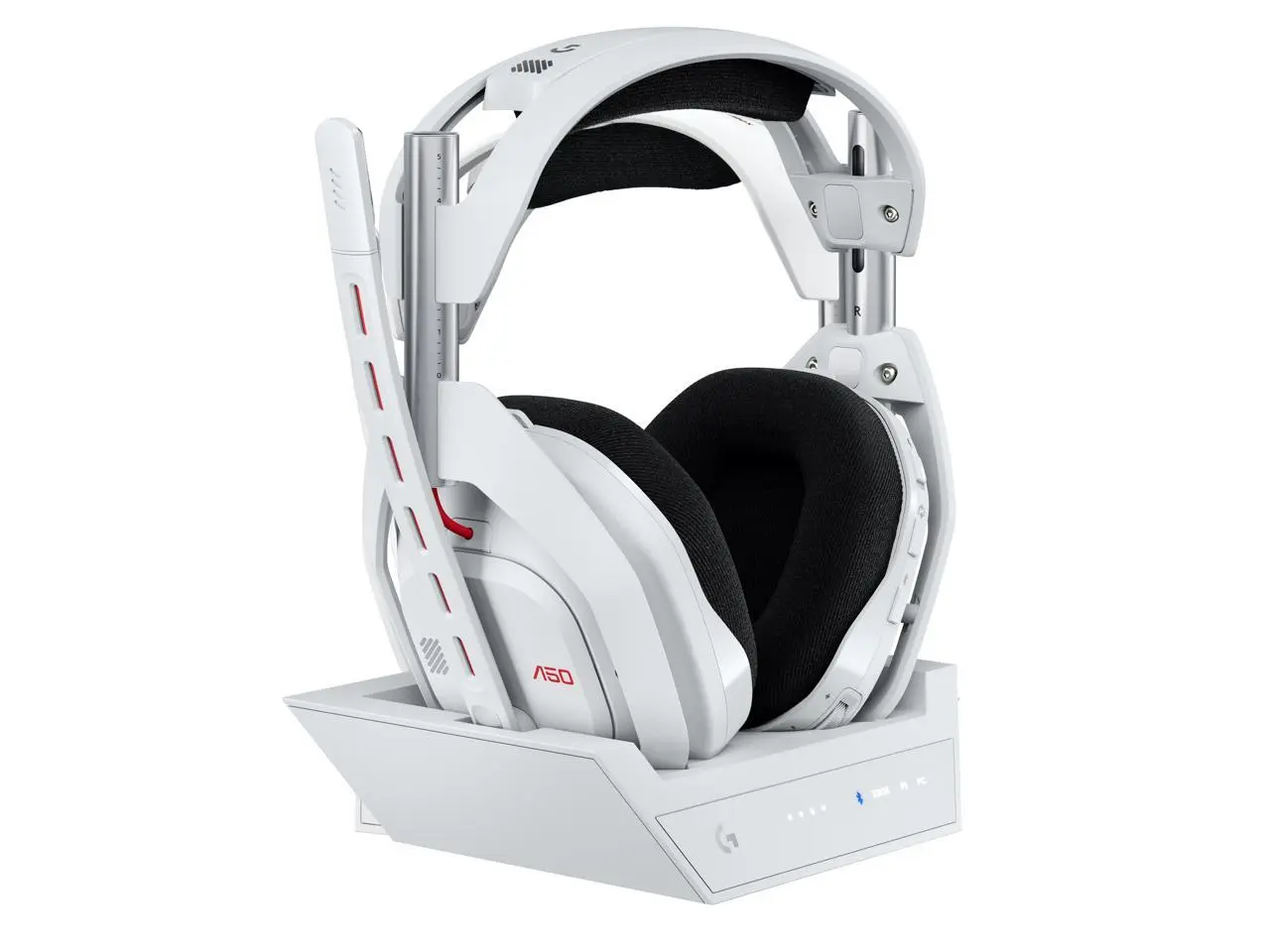 Logitech A50 Circumaural Wireless Gaming Headset w/ Mic - White Logitech A50 Circumaural Wireless Gaming Headset w/ Mic - White