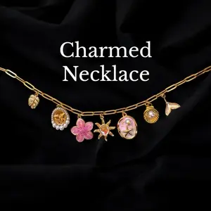 Charm Necklace - 5 charms (Customize)