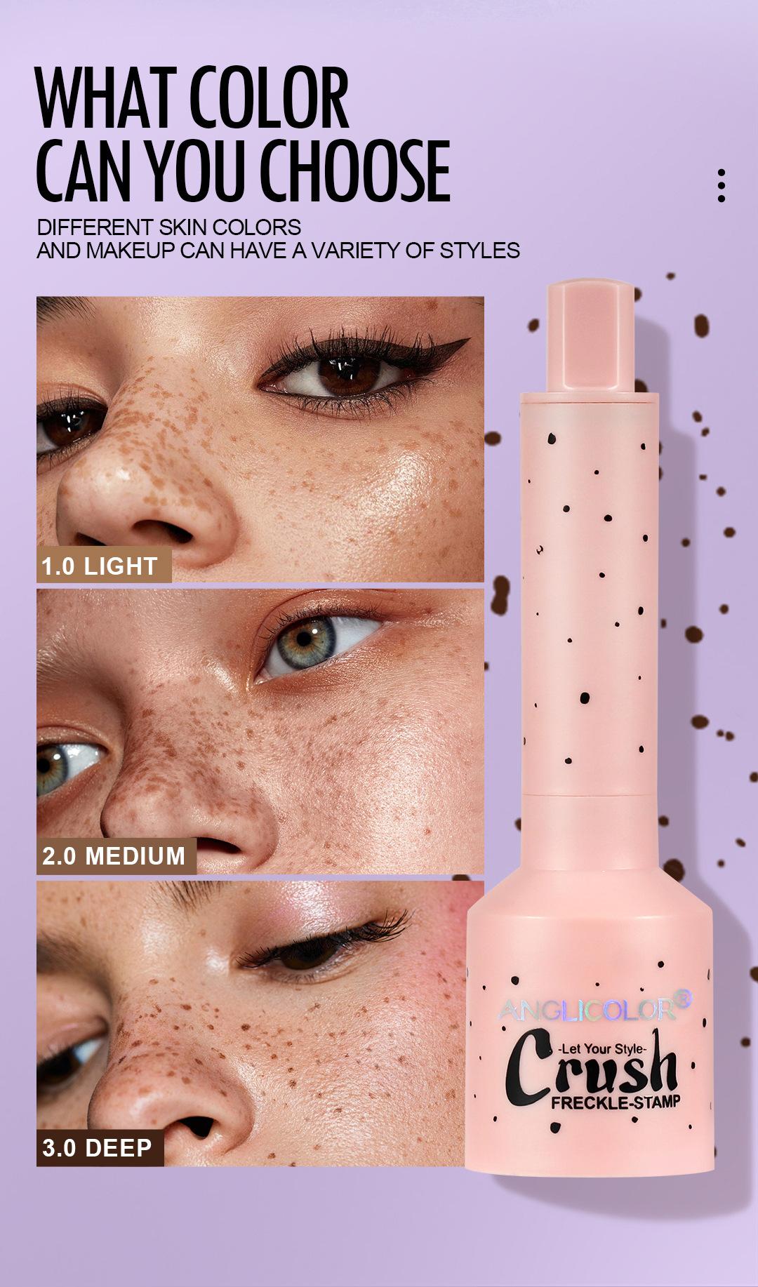 Natural Simulation Freckle Pen, Water-Resistant, Sweat-Proof, Quick-Dry Freckle Stamp Makeup Pen  Flawless Cosmetic