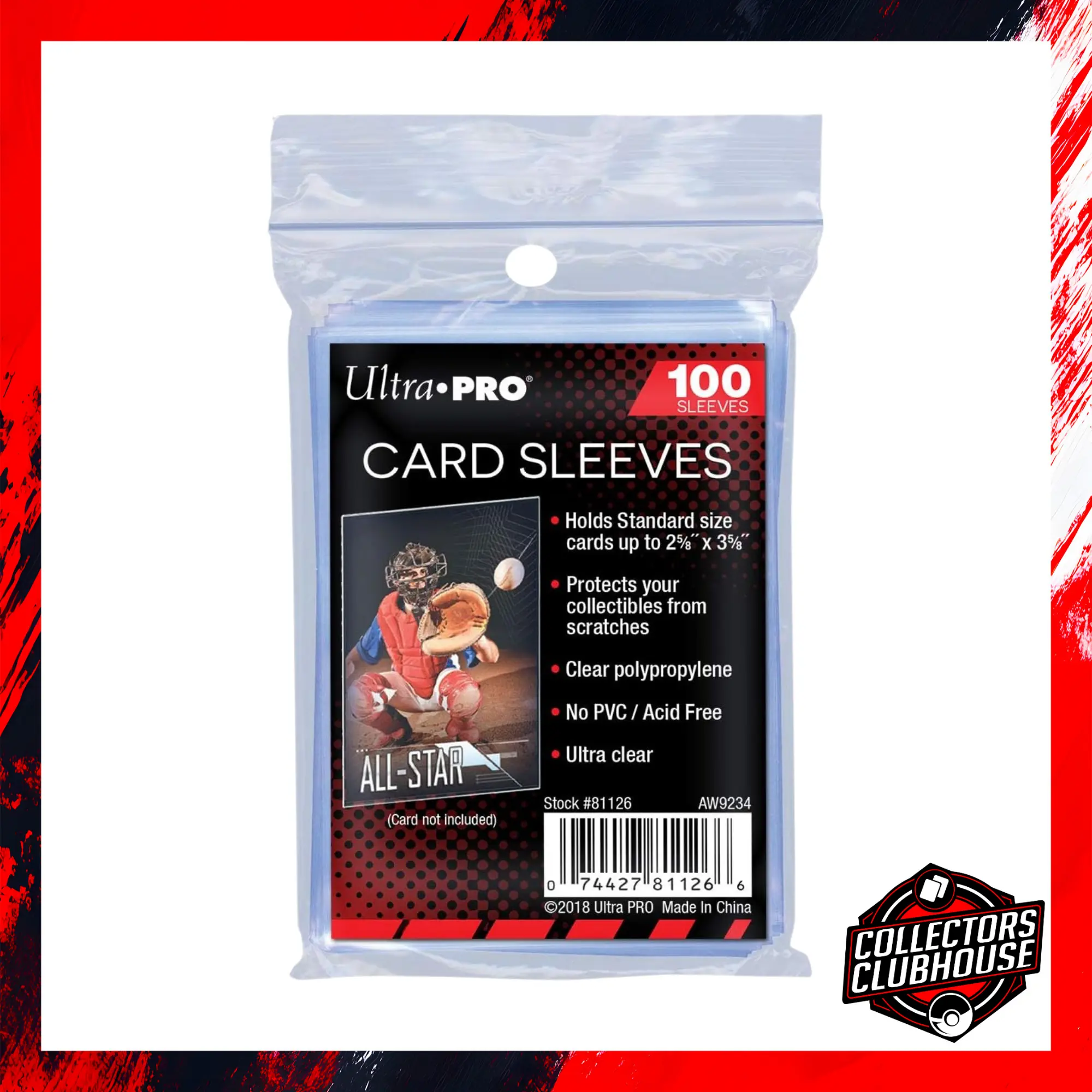 Ultra Pro Sleeves: Standard Soft (Penny Sleeves) 100CT