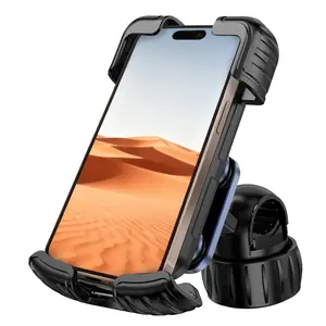 ADDMOTOR Bike Phone Holder Motorcycle Phone Mount Secure Lock for iPhone 17 16 15 Pro Max, Galaxy, 4.7-6.8'' Phones