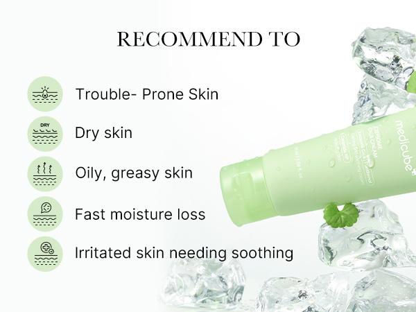 [medicube] Exosome Cica Cream | Hydrating & Soothing Cream with Exosome Cica and Ceramides Lightweight Moisturizer Moisturizing Skincare