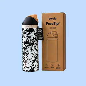 Owala FreeSip Insulated Stainless Steel Water Bottle  with Straw & Flip Lid | Vacuum Insulated Travel Cup