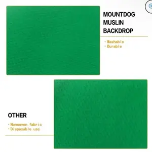 Mount dog green screen backdrop 6.5 x 10 photography studio background
