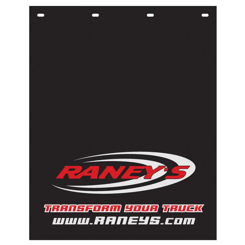 Raneys Logo Poly Mud Flap 24" x 30" for Semi Trucks, RVs, Commercial Vehicles