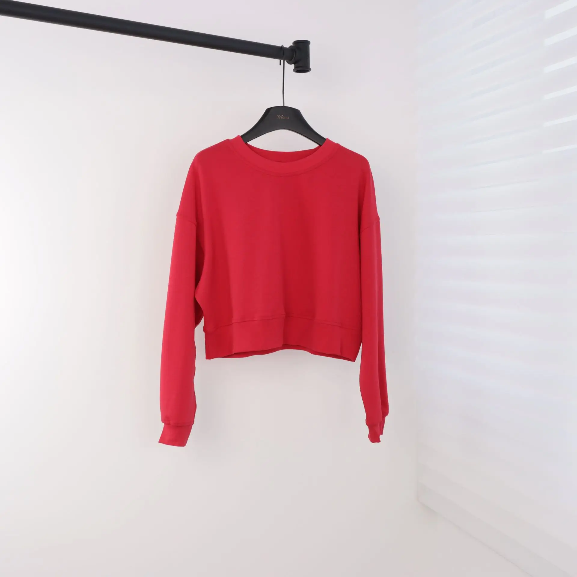 Chinese Red Short Air Hoodie