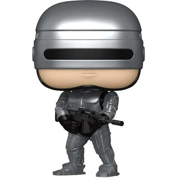 Funko POP! Movies: Robocop 2 - Metallic Robocop (Styles May Vary) Cyberpunk Vinyl Figure, Approx. 4" Tall Movie Figurine Collectible with 1 in 6 Chance Chase [COLLECTIBLES]