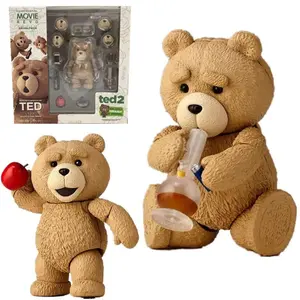 Amazing Yamaguchi Ted 2 Ted Teddy Bear Figure Boxed Movie Doll Model Toys Gift 10CM