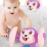 Electric Tumbling Somersault Baby Monkey Toy - Shantou Lefan 1 Plastic Animal Toy, Remote-Free, Motor Skill Boost, Children Development, Learning, Light & Sound, Soothing Glow, Unisex, 5.1x3.2x6.9in, 1-14 Yrs